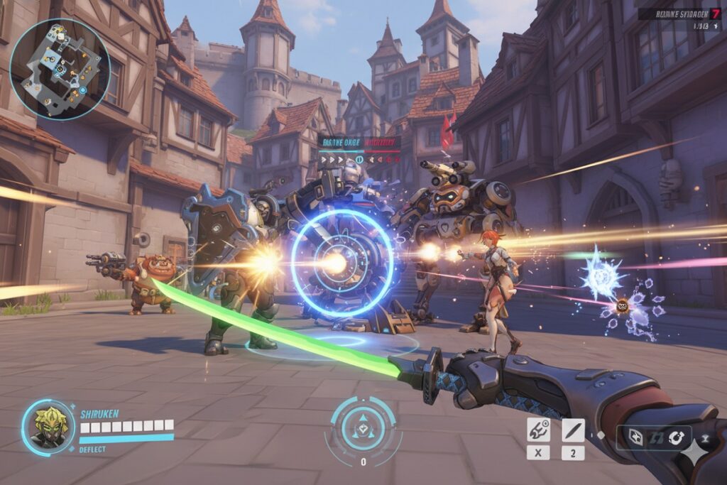 gameplay d’un jeu comme Overwatch