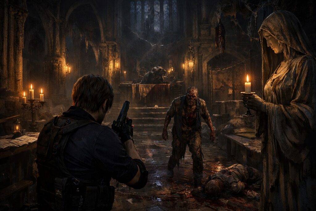 gameplay d’un jeu comme Resident Evil Requiem