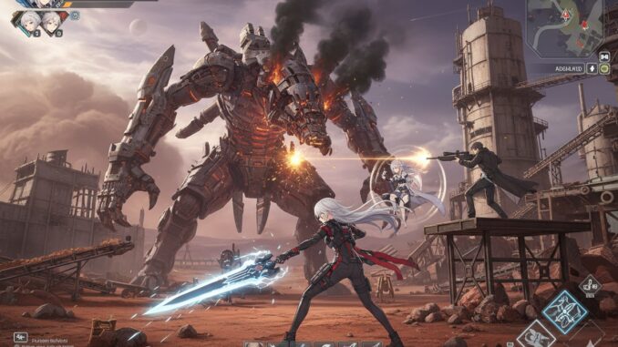 gameplay d’un jeu inspiré d'Arknights: Endfield