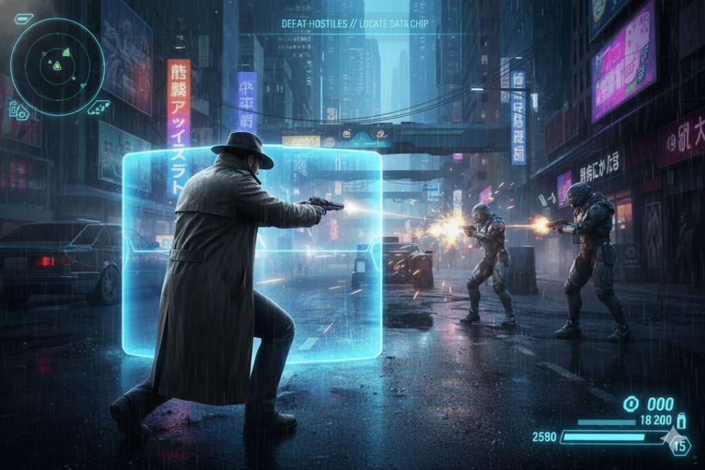 gameplay d’un jeu inspiré de Artificial Detective