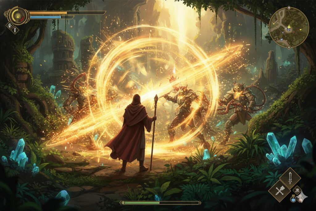 gameplay d’un jeu inspiré de The Eternal Life of Goldman