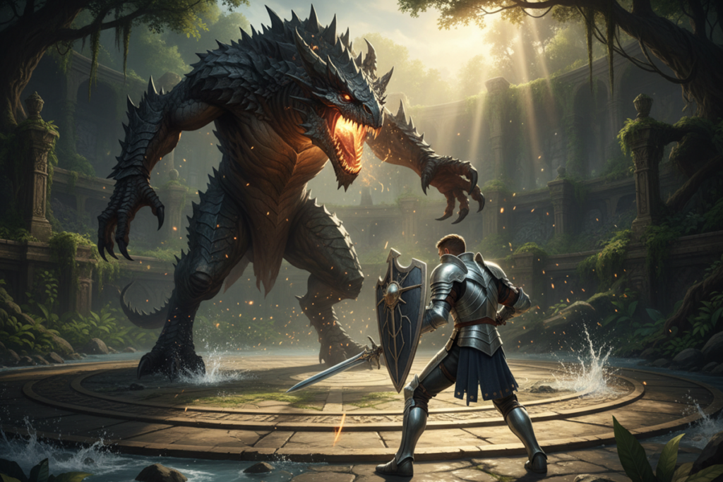 Gameplay d’un jeu RPG comme Crimson Desert