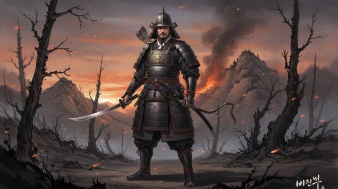 guerrier samouraï coréen comme dans MOOSA : Dirty Fate