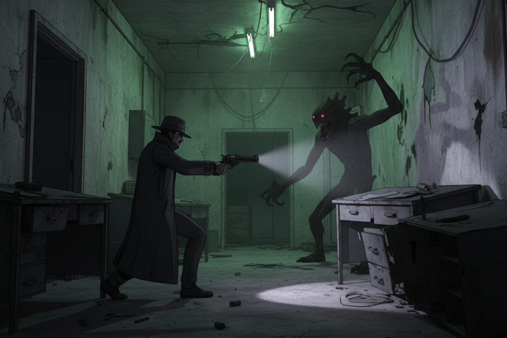 Gameplay d’un jeu d’horreur similaire à Silver Pines