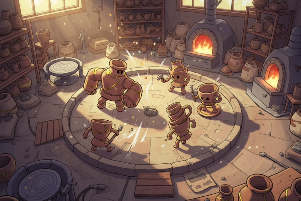 Gameplay similaire au jeu de combat Kiln