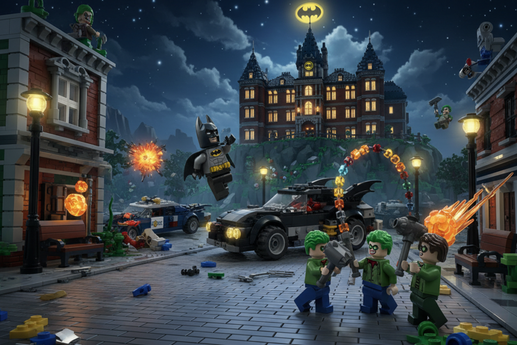 Gameplay d’un jeu similaire à LEGO Batman