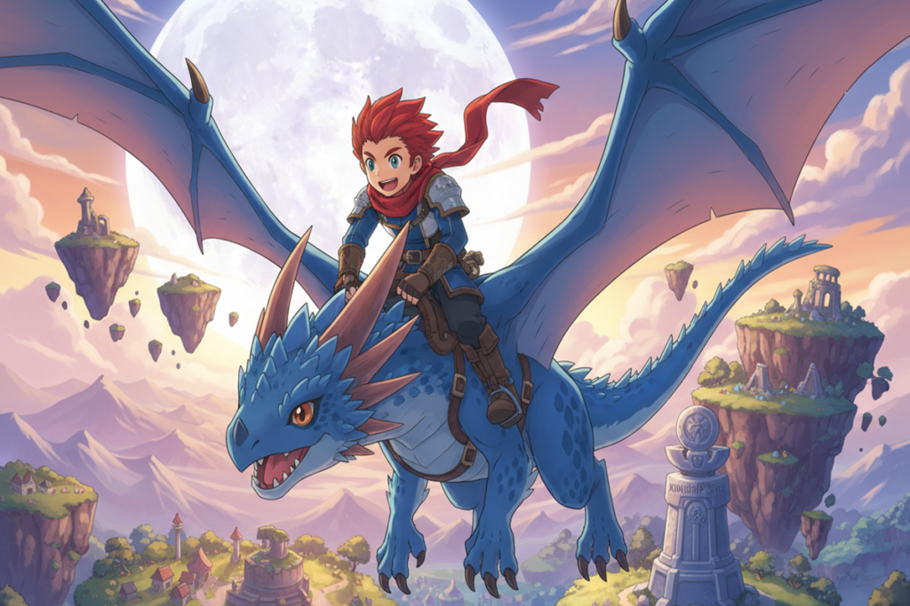 Gameplay d’un jeu similaire à Monster Hunter Stories 3