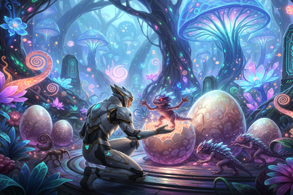 Gameplay d’un jeu SF comme Voidling Bound