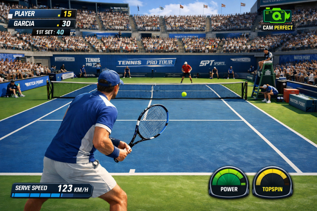 Jeux vidéo de tennis
