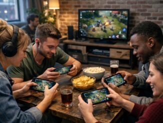 : Partie de jeux mobile multijoueur