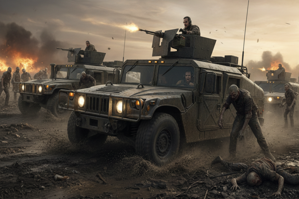 Gameplay d’un FPS zombies comme John Carpenter's Toxic Commando