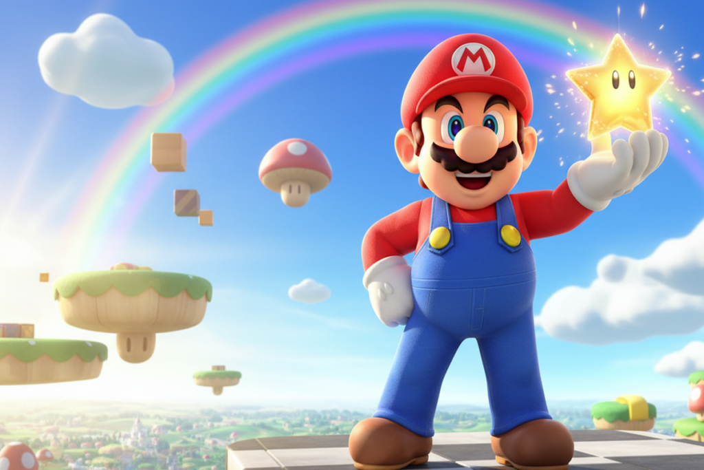 Illustration de l’univers de Mario
