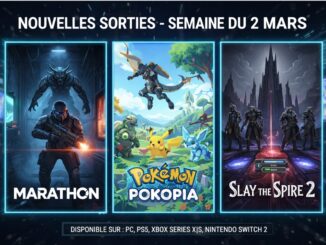 montage artistique de nouvelles sorties jeux vidéo