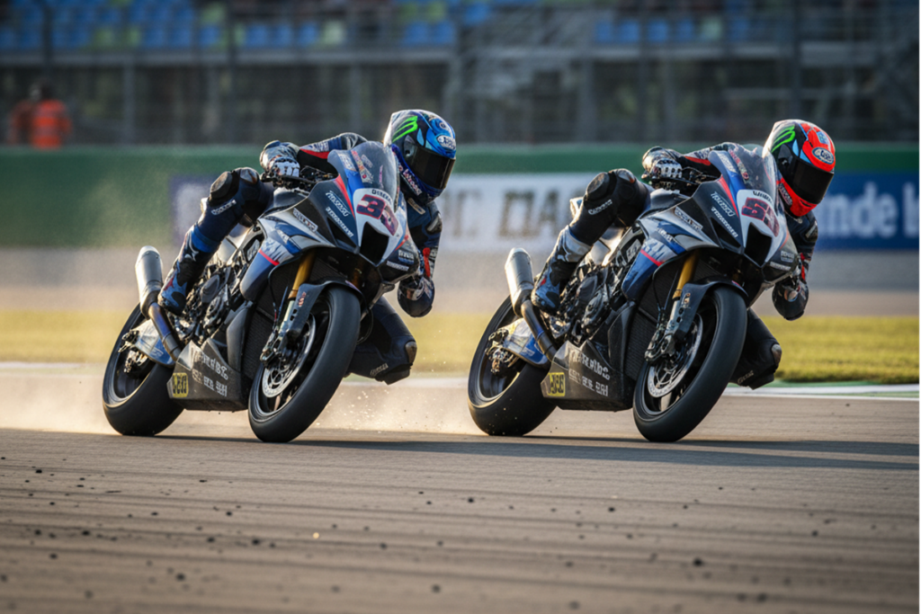 Course de motos similaire à MotoGP 26