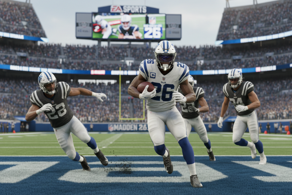 Gameplay d’un jeu comme EA Sports Madden NFL 26 sur PS Plus Extra