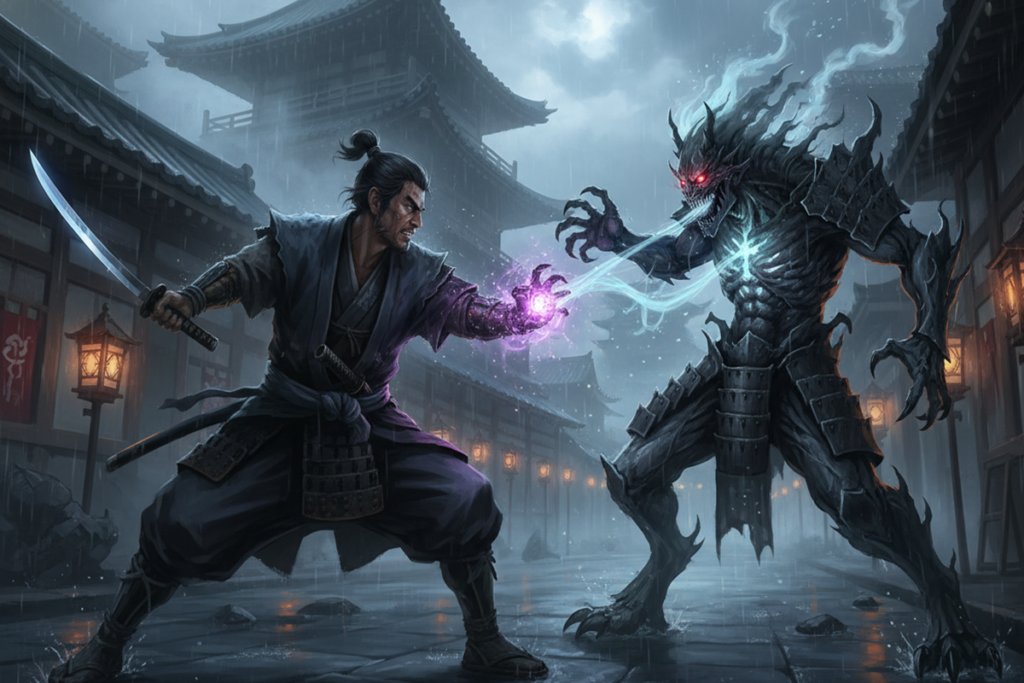 Jeu de samouraï similaire à Onimusha : Way of the Sword 