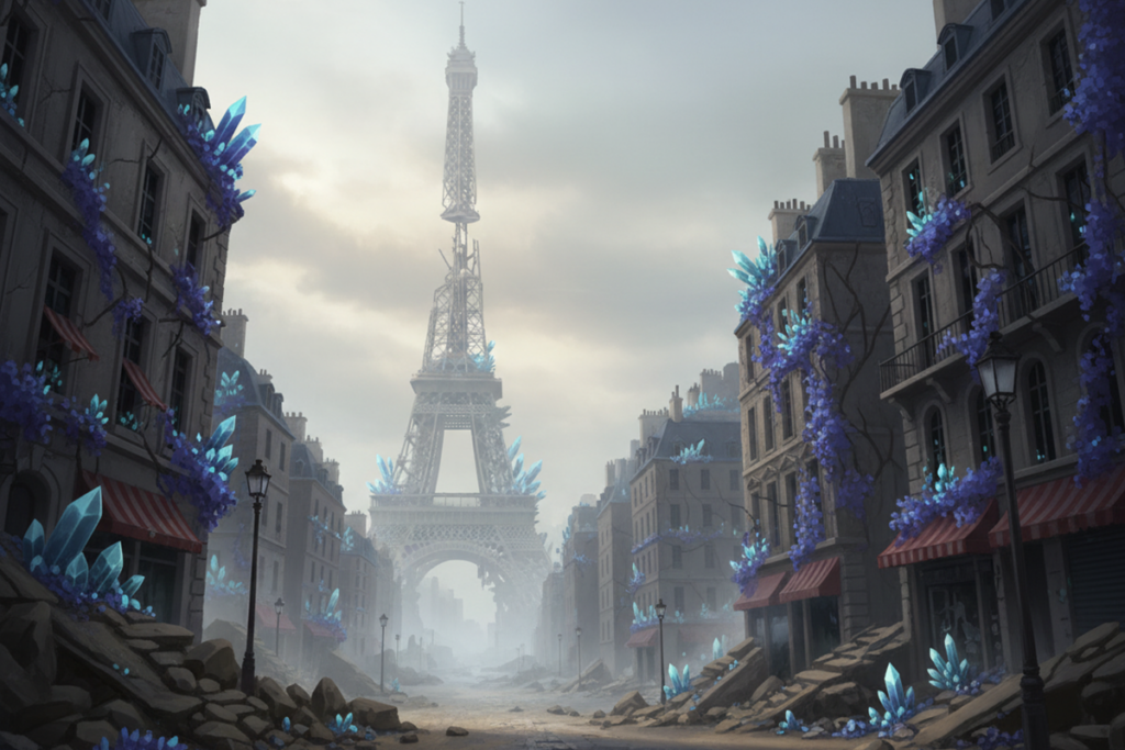 Paris dystopique comme dans le jeu Wonderfall