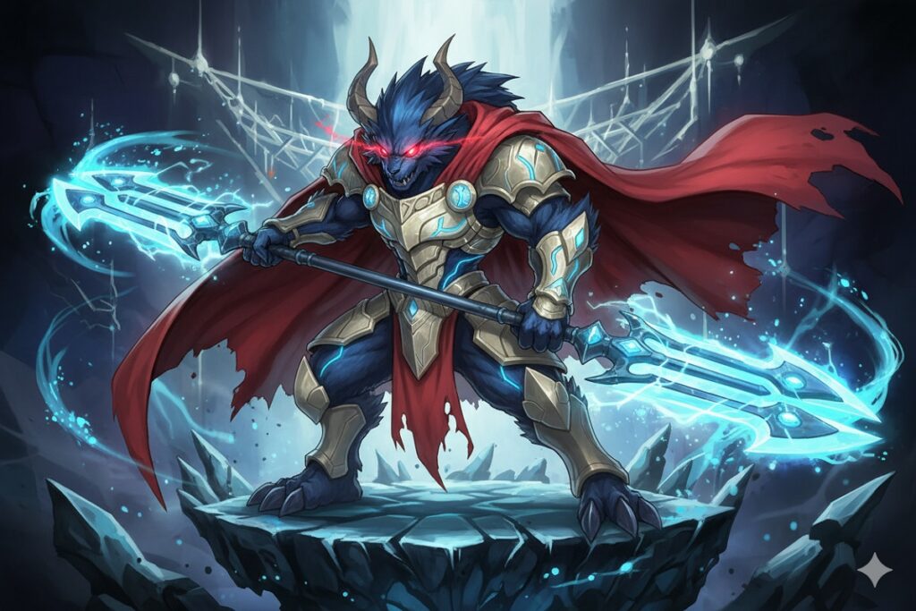 personnage comme Aegiomon dans Digimon Story: Time Stranger