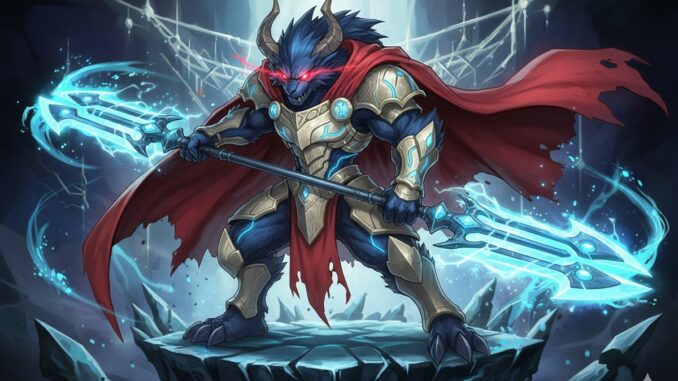 personnage comme Aegiomon dans Digimon Story: Time Stranger