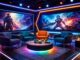 plateau de télévision moderne comme celui de Game One