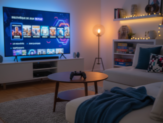 Illustration d’un catalogue de jeux comme PS Plus Extra