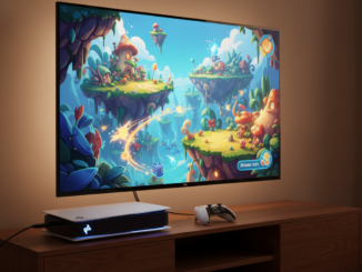 Un jeu sur console PS5