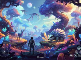 scène d’exploration comme dans le jeu Aniimo