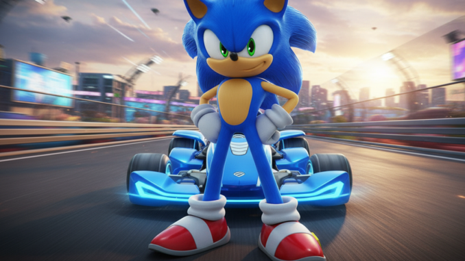 Affiche similaire au jeu Sonic Racing CrossWorlds