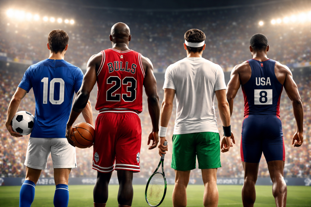Illustration de plusieurs sports