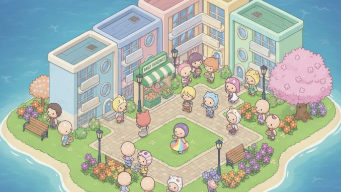 Gameplay d’un jeu similaire à Tomodachi Life : Une vie de rêve