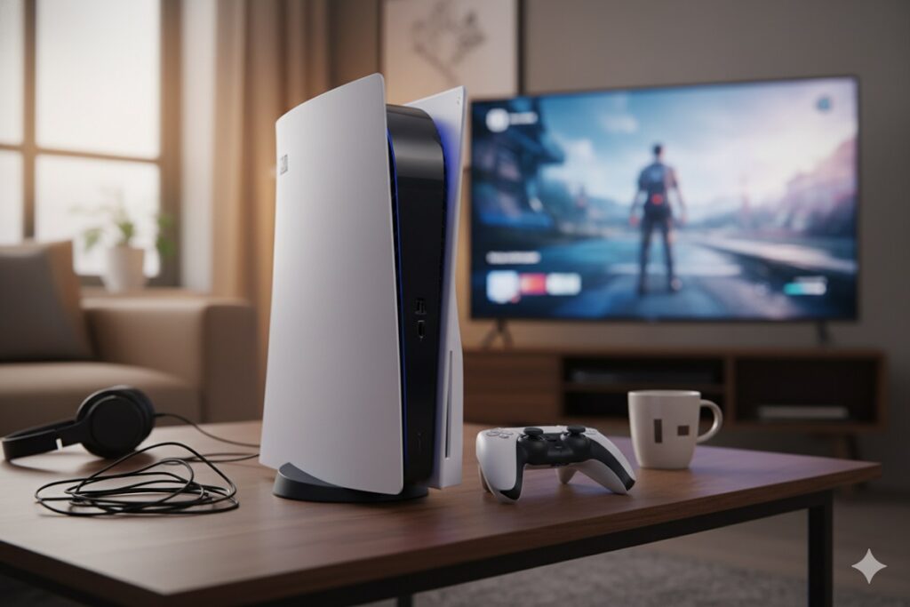 une PS5, console compatible avec Life is Strange : Reunion