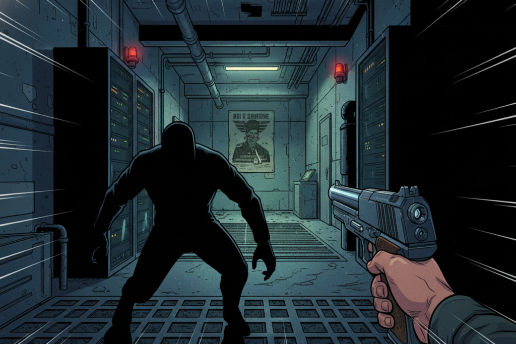 Gameplay d’un jeu de tir similaire à XIII