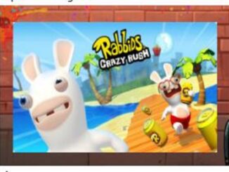 affiche du jeu Rabbids Crazy Rush