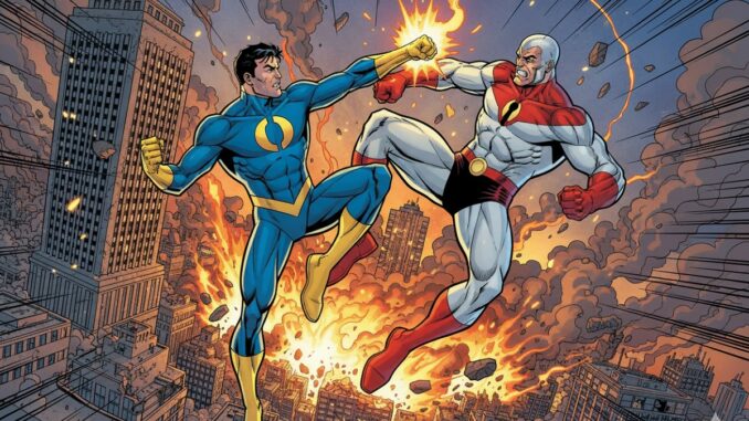 affrontement issu d’un jeu comme Invincible VS