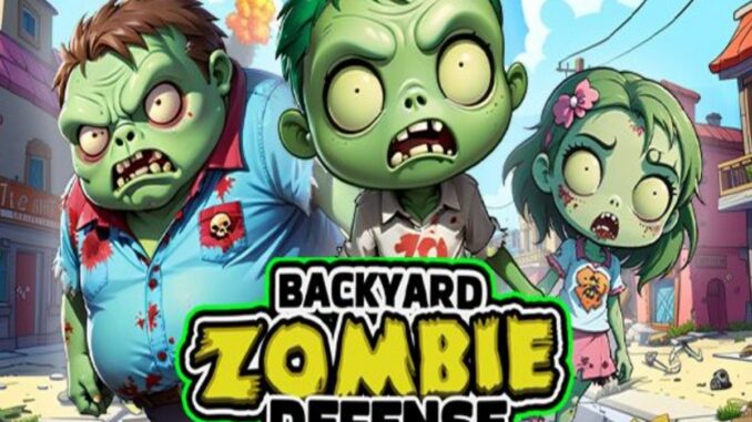 Affiche du jeu mobile Backyard Zombie Defense