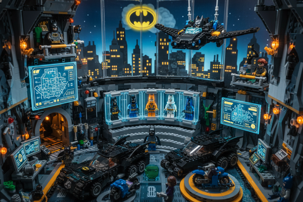 Illustration de la Batcave