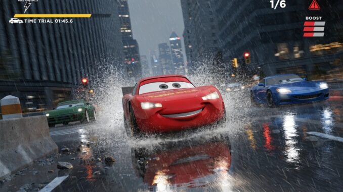 Gameplay d’un jeu mobile comme Cars : Road Race Rally