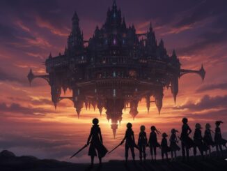 château flottant comme dans Echoes of Aincrad