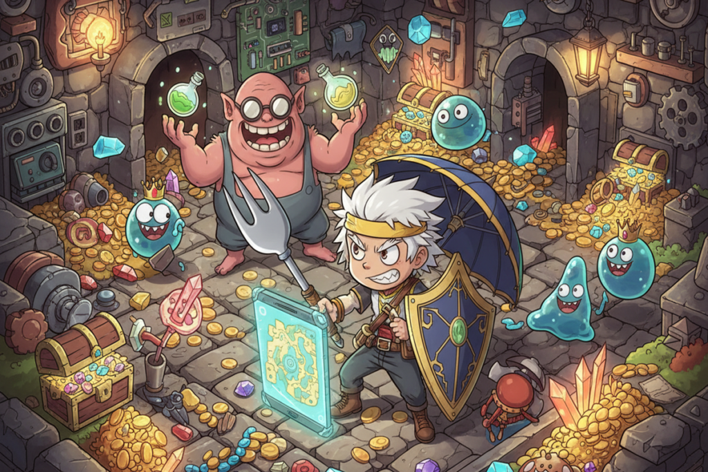 Un héros similaire à Chup de Snack World