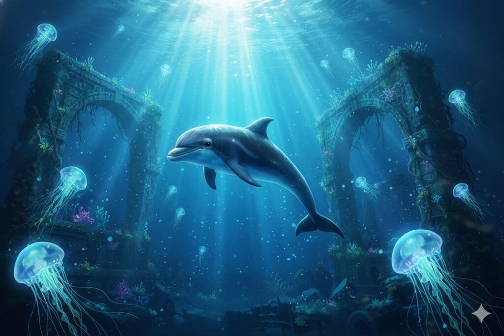 dauphin solitaire comme dans Ecco the Dolphin : Complete