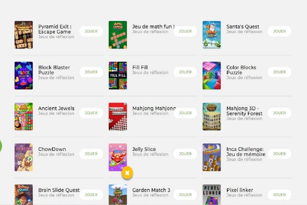 affiches de jeux en ligne sur Mobijeux
