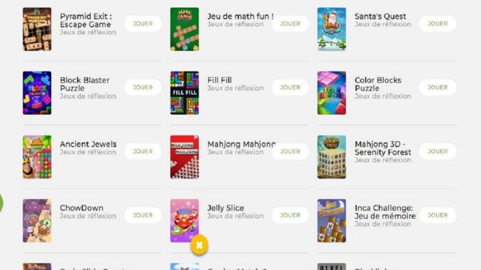affiches de jeux en ligne sur Mobijeux
