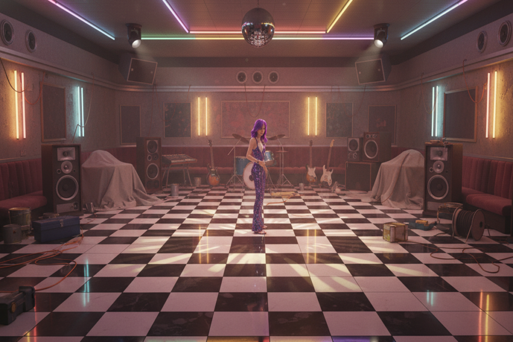 Illustration d’une soirée disco