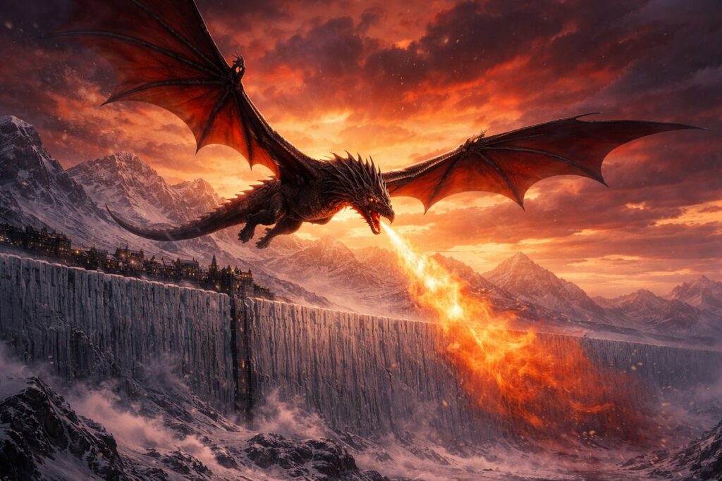 dragon Targaryen comme dans Game of Thrones : Dragonfire