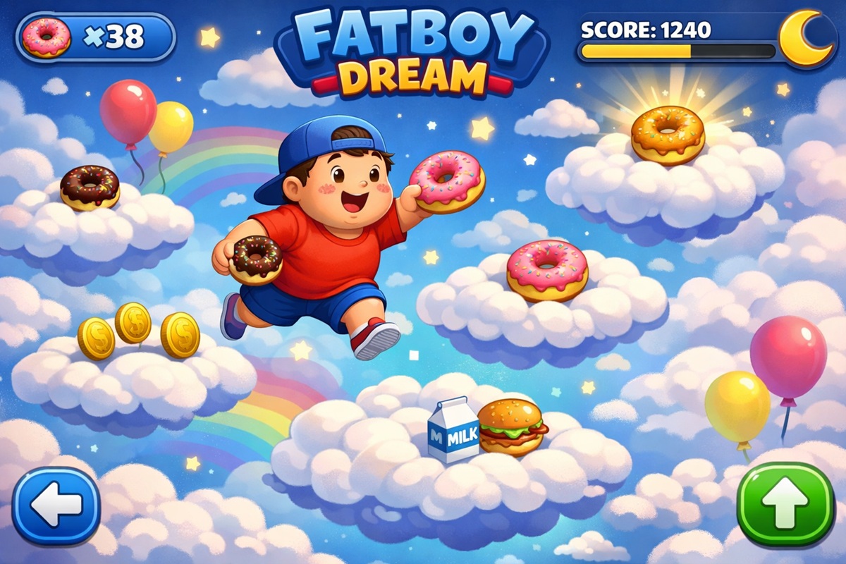 Gameplay du jeu mobile Fatboy Dream