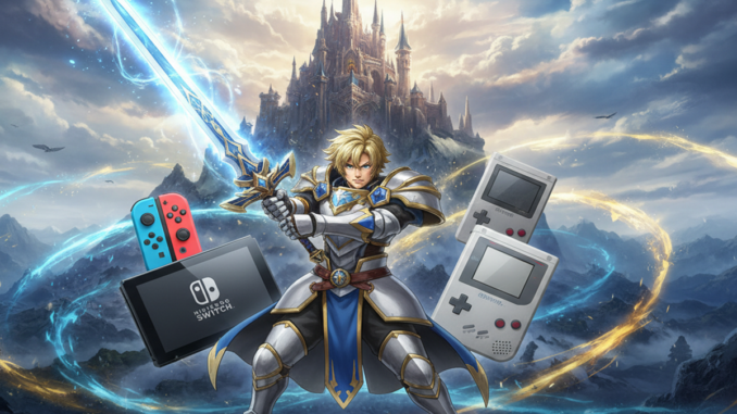 Illustration des jeux Fire Emblem sur différentes consoles