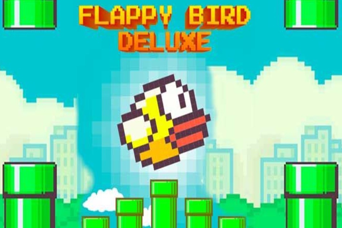 Affiche du jeu mobile Flappy Bird Deluxe