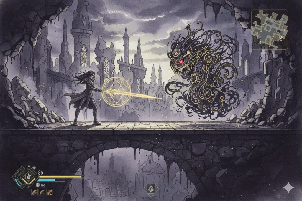 gameplay du jeu Koshmar: The Last Reverie