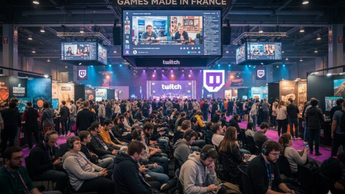 gamers assistant à un Games Made in France 2026