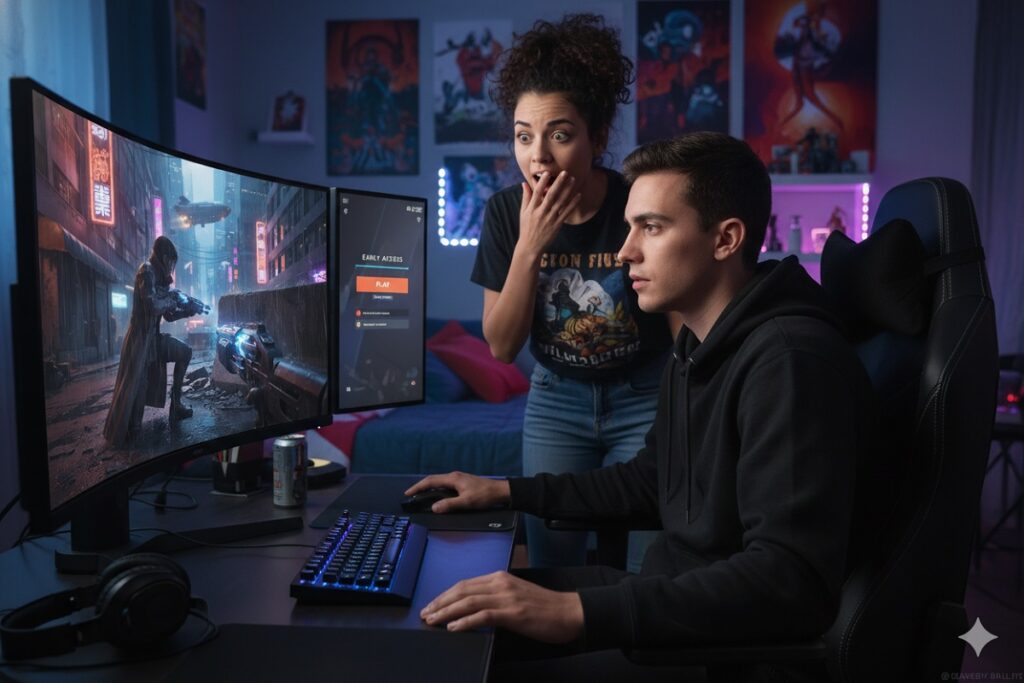 gamers découvrant Better Than Dead sort en accès anticipé